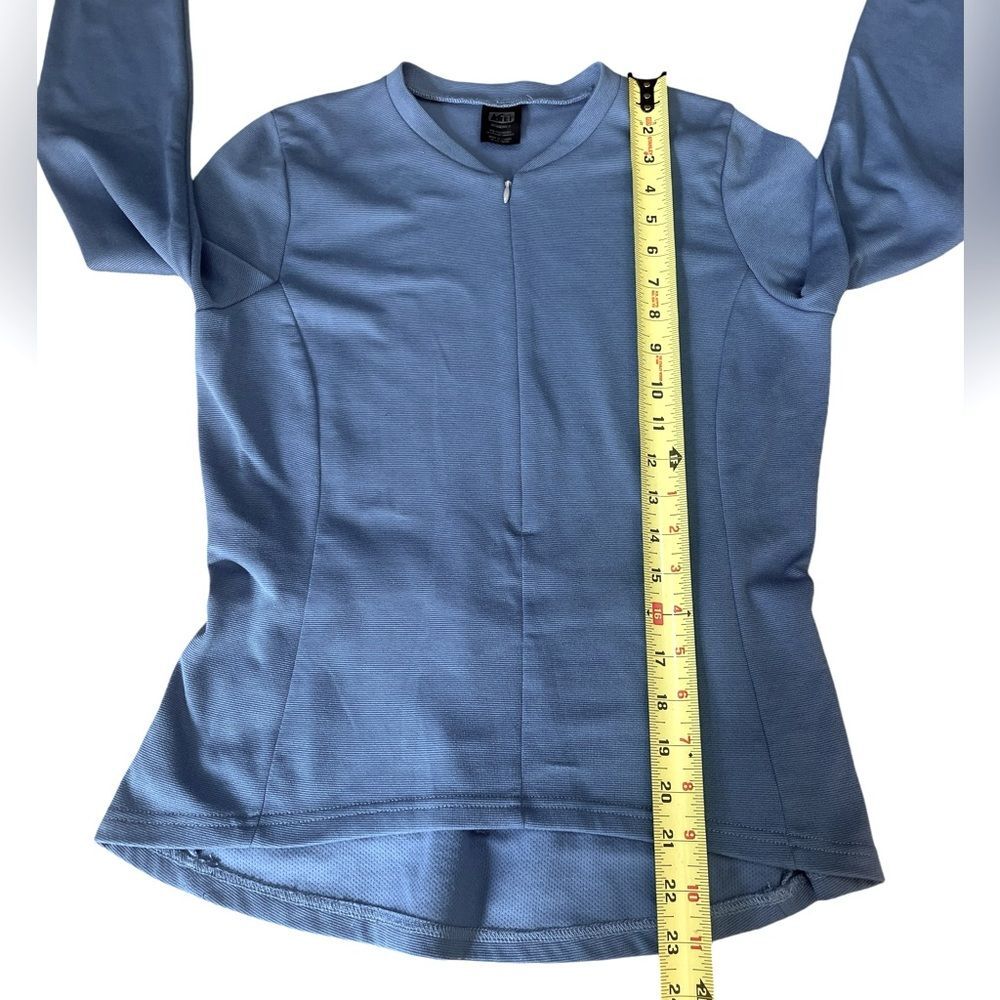 REI Long Sleeve Shirt Top Hiking Running Active Layers Womens Size Small In Blue - Picture 11 of 11